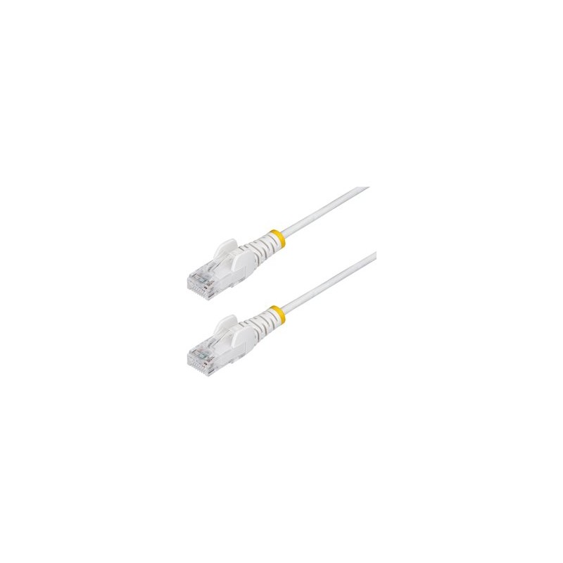 StarTech.com - Patch kabel - RJ-45 (M) do RJ-45 (M) - 25 cm - 3.6 mm - UTP - CAT 5/5e/6 - IEEE 802.3bt - neobsahuje halogen