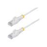 StarTech.com - Patch kabel - RJ-45 (M) do RJ-45 (M) - 25 cm - 3.6 mm - UTP - CAT 5/5e/6 - IEEE 802.3bt - neobsahuje halogen