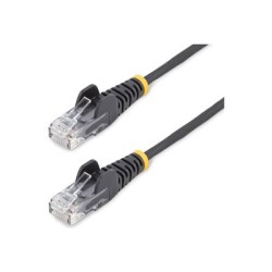 StarTech.com - Patch kabel - RJ-45 (M) do RJ-45 (M) - 25 cm - 3.6 mm - UTP - CAT 5/5e/6 - IEEE 802.3bt - neobsahuje halogen