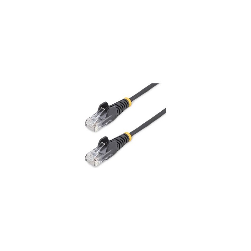 StarTech.com - Patch kabel - RJ-45 (M) do RJ-45 (M) - 25 cm - 3.6 mm - UTP - CAT 5/5e/6 - IEEE 802.3bt - neobsahuje halogen
