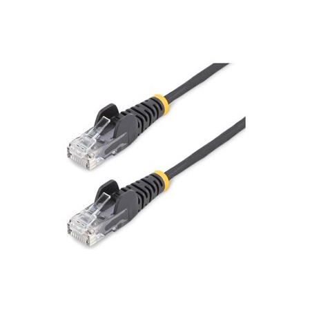 StarTech.com - Patch kabel - RJ-45 (M) do RJ-45 (M) - 25 cm - 3.6 mm - UTP - CAT 5/5e/6 - IEEE 802.3bt - neobsahuje halogen