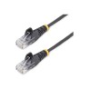 StarTech.com - Patch kabel - RJ-45 (M) do RJ-45 (M) - 25 cm - 3.6 mm - UTP - CAT 5/5e/6 - IEEE 802.3bt - neobsahuje halogen
