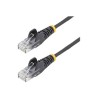 StarTech.com 2m Slim LSZH CAT6 Ethernet Cable, 10 Gigabit Snagless RJ45 100W PoE Patch Cord, CAT 6 10GbE UTP Network Cable