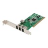 StarTech.com 4 port PCI 1394a FireWire Adapter Card - 3 External 1 Internal FireWire PCI Card for Laptops (PCI1394MP) - Adaptér