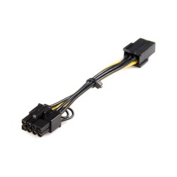 StarTech.com PCI Express 6 pin to 8 pin Power Adapter Cable - Adaptér napájení - 6 pin PCIe power (F) do 8 pin PCIe power (M)