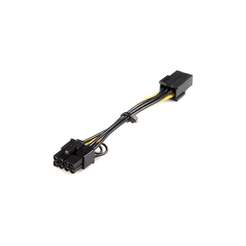 StarTech.com PCI Express 6 pin to 8 pin Power Adapter Cable - Adaptér napájení - 6 pin PCIe power (F) do 8 pin PCIe power (M)
