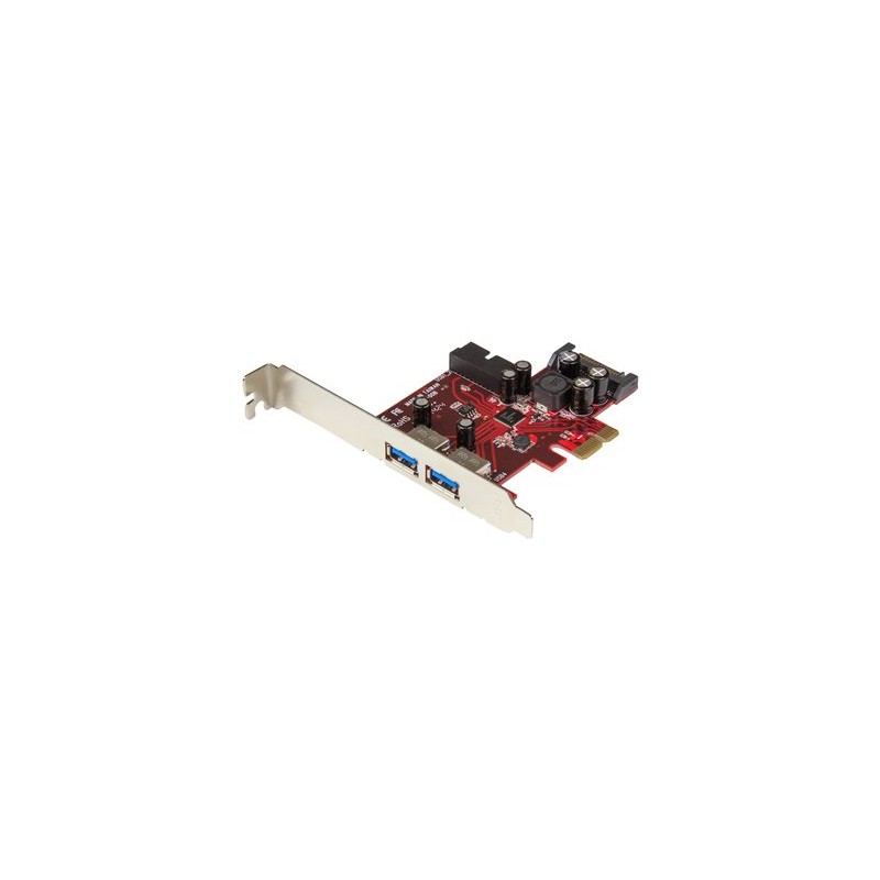 StarTech.com 4 Port PCI Express USB 3.0 Card - 2 Ext & 2 Int (IDC) - SATA Power - USB adaptér - PCIe 2.0 nízký profil - USB 3.0