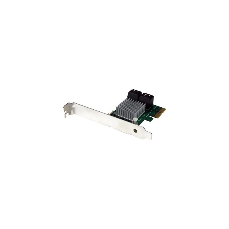 StarTech.com 4 Port PCI Express 2.0 SATA III 6Gbps RAID Controller Card with HyperDuo SSD Tiering - PCIe SATA 3 Controller