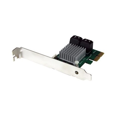 StarTech.com 4 Port PCI Express 2.0 SATA III 6Gbps RAID Controller Card with HyperDuo SSD Tiering - PCIe SATA 3 Controller