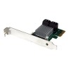 StarTech.com 4 Port PCI Express 2.0 SATA III 6Gbps RAID Controller Card with HyperDuo SSD Tiering - PCIe SATA 3 Controller