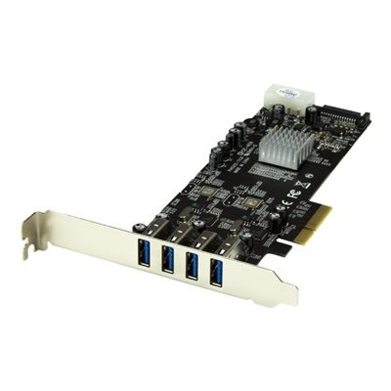StarTech.com 4-Port USB 3.0 PCI Express Card Adapter - PCIe SuperSpeed USB 3.0 Expansion Card w/ 2 Dedicated 5Gbps Channels