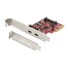 StarTech.com PCIe USB 3.1 Card, 2x USB C 3.1 Gen 2 10Gbps, PCIe Gen 3 x4, ASM3142 Chipset, USB Type-C PCI Express Card, 2-Port