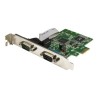 StarTech.com 2-Port PCI Express Serial Card with 16C1050 UART - RS232 Low Profile Serial Card - PCI Serial Card (PEX2S1050)