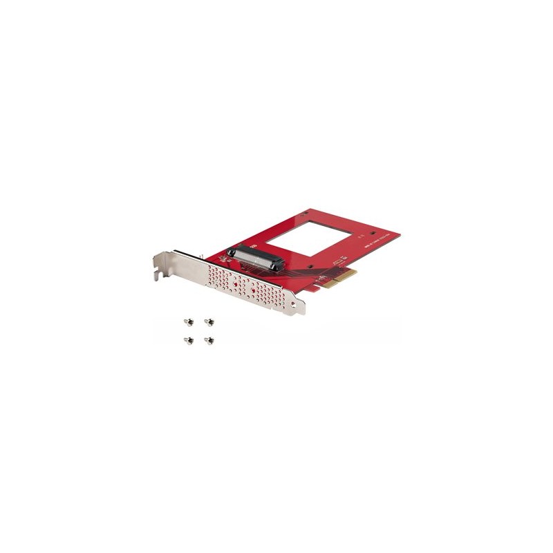 StarTech.com U.3 to PCIe Adapter Card, PCIe 4.0 x4 Adapter For 2.5" U.3 NVMe SSDs, SFF-TA-1001 PCI Express Add-in Card for