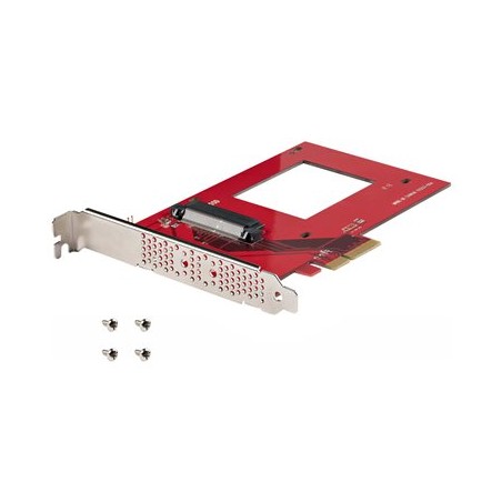 StarTech.com U.3 to PCIe Adapter Card, PCIe 4.0 x4 Adapter For 2.5" U.3 NVMe SSDs, SFF-TA-1001 PCI Express Add-in Card for