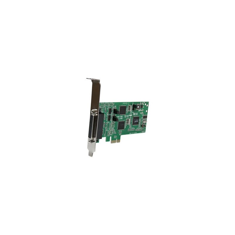 StarTech.com 4 Port PCI Express PCIe Serial Combo Card - Sériový adaptér - PCI Express x1 - RS-232, RS-422, RS-485 - 4 porty
