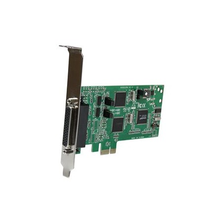 StarTech.com 4 Port PCI Express PCIe Serial Combo Card - Sériový adaptér - PCI Express x1 - RS-232, RS-422, RS-485 - 4 porty
