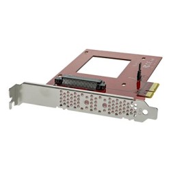 StarTech.com U.2 to PCIe Adapter - x4 PCIe - For 2.5" U.2 NVMe SSD - SFF-8639 PCIe Adapter - U.2 SSD - PCIe SSD - U.2 drive