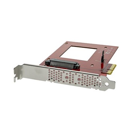 StarTech.com U.2 to PCIe Adapter - x4 PCIe - For 2.5" U.2 NVMe SSD - SFF-8639 PCIe Adapter - U.2 SSD - PCIe SSD - U.2 drive