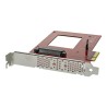 StarTech.com U.2 to PCIe Adapter - x4 PCIe - For 2.5" U.2 NVMe SSD - SFF-8639 PCIe Adapter - U.2 SSD - PCIe SSD - U.2 drive