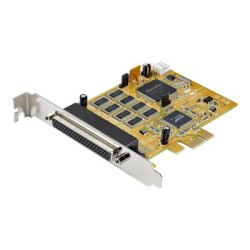 StarTech.com 8-Port PCI Express RS232 Serial Adapter Card, PCIe RS232 Serial Card, 16C1050 UART, Multiport Serial DB9