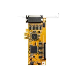 StarTech.com 8-Port PCI Express RS232 Serial Adapter Card, PCIe RS232 Serial Card, 16C1050 UART, Low Profile Serial DB9