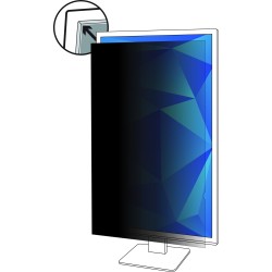 3M Bezrámový filtr - Filtr displeje ke zvýšení soukromí - 25" - černá PF250W9P