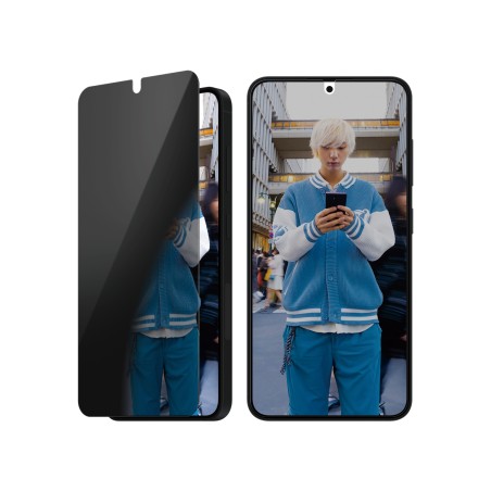 PanzerGlass Privacy - Ochrana obrazovky pro mobilní telefon - ultra široký tvar - sklo - s bezpečnostním filtrem - dvoucestné