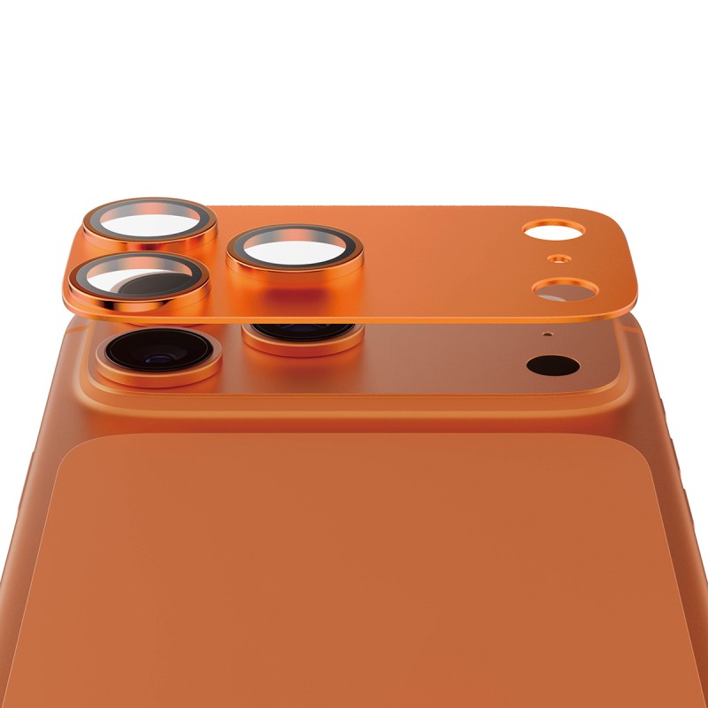 PanzerGlass FENDER - Chránic na objektiv pro mobilní telefon - oranžová - pro Apple iPhone 17 Pro Max