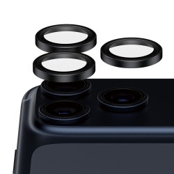 PanzerGlass Hoops Ceramic II - Chránic na objektiv pro mobilní telefon - cerná - pro Apple iPhone 16 Pro, 16 Pro Max, 17 Pro