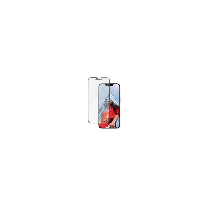 PanzerGlass Ceramic Protection - Ochrana obrazovky pro mobilní telefon - ultraširoký strih s EasyAligner - sklo - barva rámu