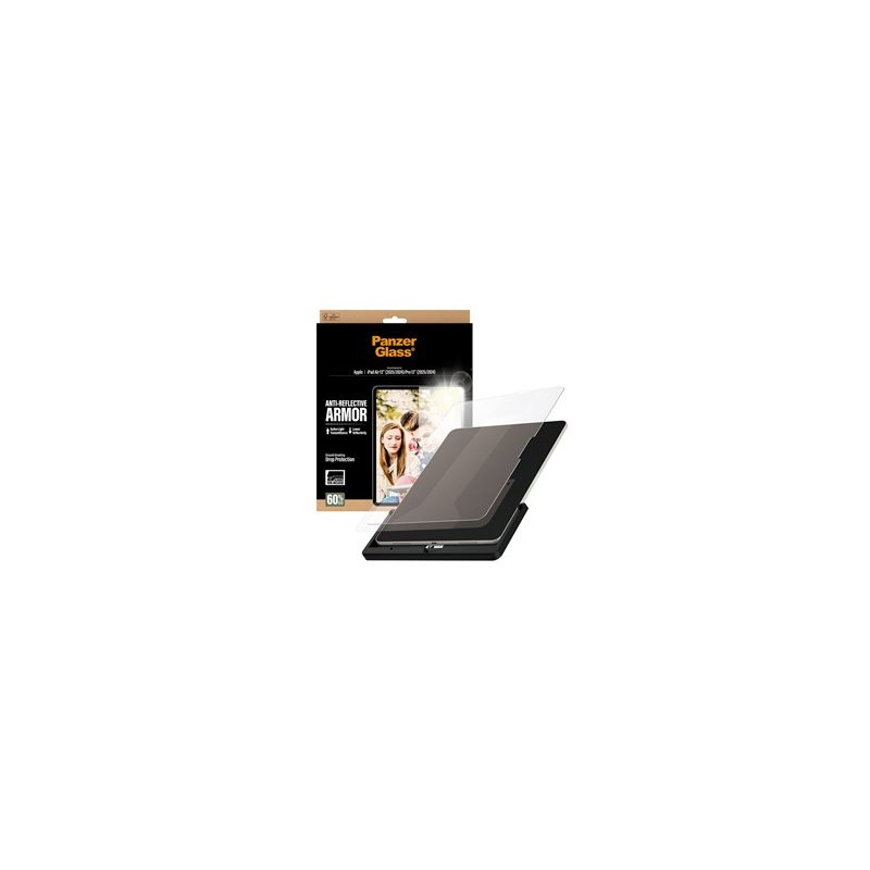 PanzerGlass - Ochrana obrazovky pro tablet - anti-reflexní armor, s nástrojem FASTFIT, ultra široké provedení - sklo - pro