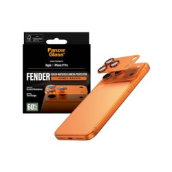 PanzerGlass FENDER - Chránic na objektiv pro mobilní telefon - oranžová - pro Apple iPhone 17 Pro