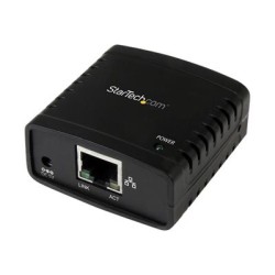 StarTech.com 10/100Mbps Ethernet to USB 2.0 Network Print Server - Windows 10 - LPR - LAN USB Print Server Adapter (PM1115U2)