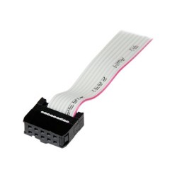 StarTech.com 16in (40cm) 9 Pin Serial Male to 10 Pin Motherboard Header Slot Plate - motherboard Serial Port Adapter