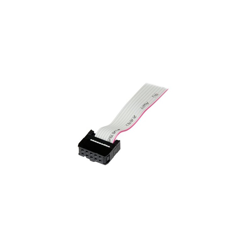 StarTech.com 16in (40cm) 9 Pin Serial Male to 10 Pin Motherboard Header Slot Plate - motherboard Serial Port Adapter