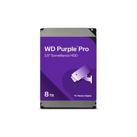WD PURPLE PRO WD8002PURP 8TB, SATA III 3.5", 256MB 7200RPM, 267MB/s, CMR