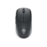 Alienware Pro Wireless Gaming Mouse - Myš - optický - 6 tlačítka - kabelové, bezdrátový - USB, 2.4 GHz - Dark Side of the Moon