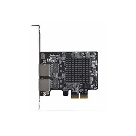 StarTech.com - Sítový adaptér - PCIe 3.0 x2 nízký profil - 5GBase-T x 1 - cerná - kompatibilní s TAA