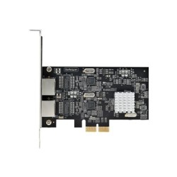 StarTech.com 2-Port 2.5Gbps NBASE-T PCIe Network Card, Intel I225-V, Dual-Port Computer Network Card, Multi-Gigabit NIC, PCI