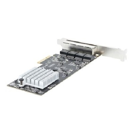 StarTech.com 4-Port 2.5Gbps NBASE-T PCIe Network Card, Intel I225-V Chip, Quad Port Computer Network Card, Multi-Gigabit NIC