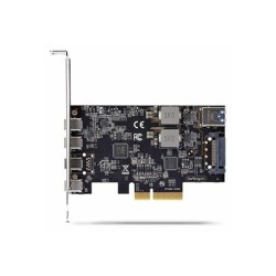 StarTech.com 5-Port USB PCIe Card, USB 3.2 10Gbps, PCI Express Card with 4x USB-C Ports, 1x USB-A Internal Port, USB PCIe