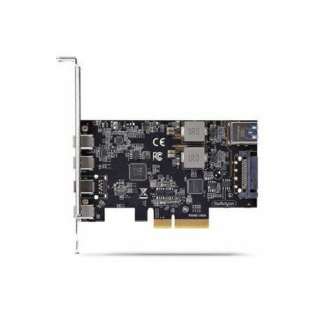 StarTech.com 5-Port USB PCIe Card, USB 3.2 10Gbps, PCI Express Card with 4x USB-C Ports, 1x USB-A Internal Port, USB PCIe