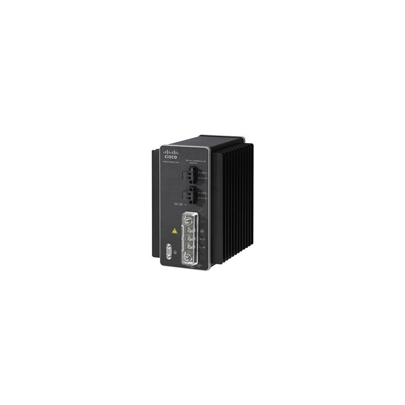 Cisco AC-DC Power Module for POE solution - Síťový adaptér (montovatelný na DIN kolejnici) - AC 90-264/ DC 106-300 V - 170 Watt