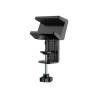StarTech.com Power Strip Desk Mount - Clamp-on Power Strip Holder - Adjustable - Desk / Table Clamp for Power Strip