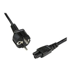 StarTech.com 2m (6ft) Laptop Power Cord, EU Schuko to C5, 2.5A 250V, 18AWG, Notebook / Laptop Replacement AC Cord