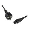 StarTech.com 2m (6ft) Laptop Power Cord, EU Schuko to C5, 2.5A 250V, 18AWG, Notebook / Laptop Replacement AC Cord