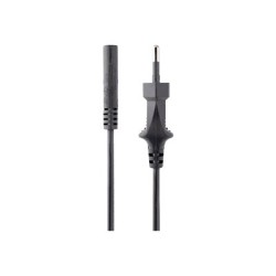 StarTech.com 1m (3ft) Laptop Power Cord, EU Plug to C7, 2.5A 250V, 18AWG, Notebook / Laptop Replacement AC Power Cord