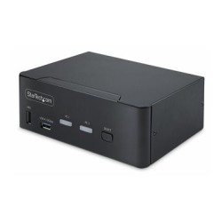 StarTech.com 2-Port Dual-Monitor DisplayPort KVM Switch, 8K 60Hz / 4K 144Hz, DP 1.4, 2x USB 10Gbps Ports, 4x USB HID Ports