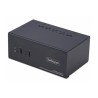 StarTech.com 2-Port Dual-Monitor DisplayPort en HDMI KVM Switch, 4K 60Hz - Prepínac KVM / audio / USB - 2 x KVM / zvuk / USB